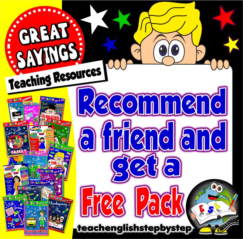 Recommend Teach English Step By Step and win a free pack